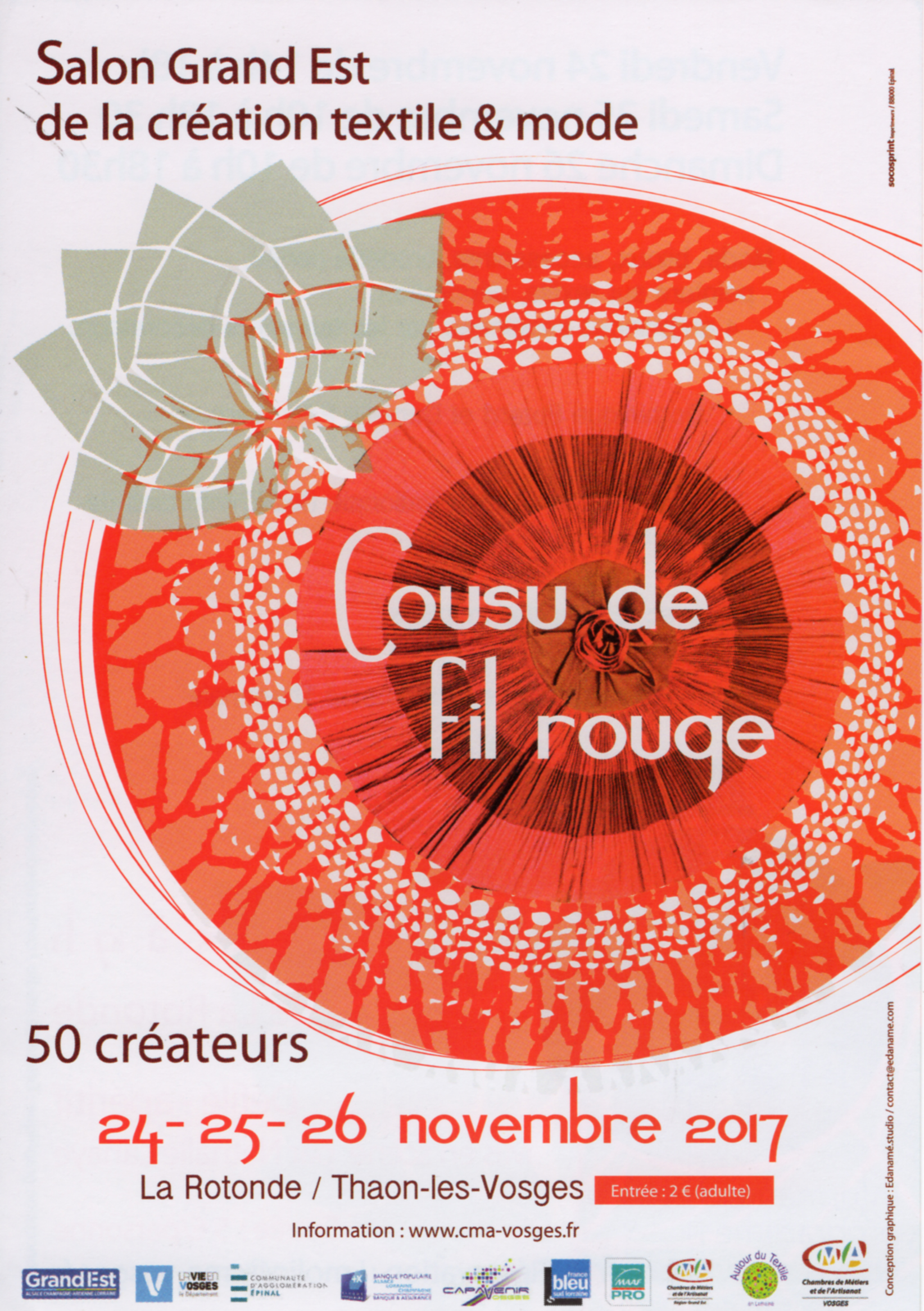 Cousu de fil rouge – Salon des métiers d’art